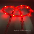 El más nuevo 1.8m LED rojo linterna de silicona Hookah Shisha manguera (ES-HH-015-2)